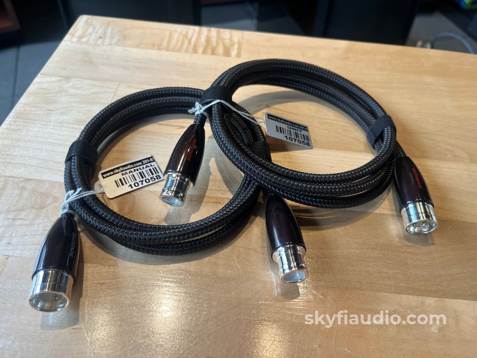 AudioQuest Mackenzie Series XLR Interconnects (Pair) - 5ft Cables