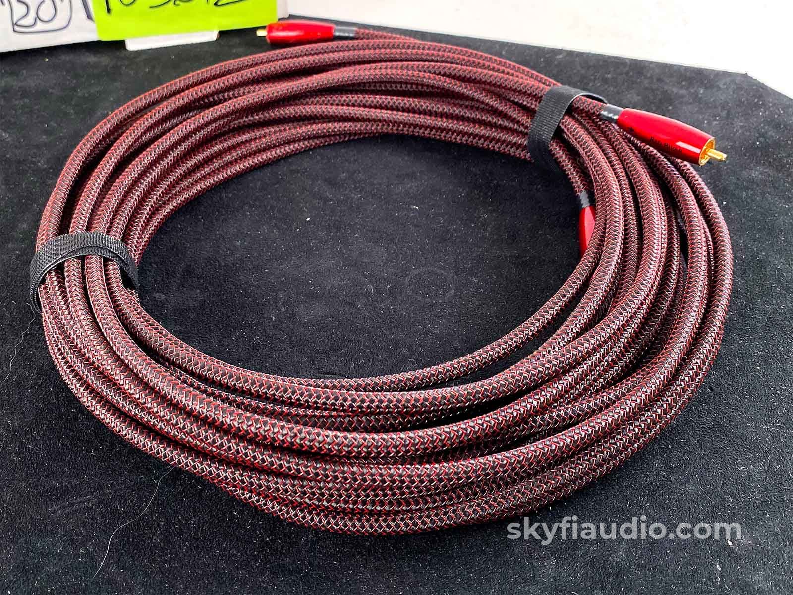 Audioquest Red River Rca Audio Cable - Super Long Custom 20Ft Perfect For Amps Cables