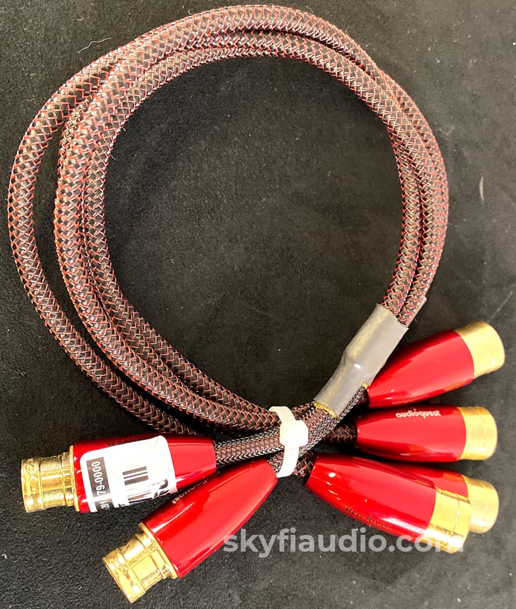 AudioQuest Red River Series Custom XLR Y-Splitters - 1.5'