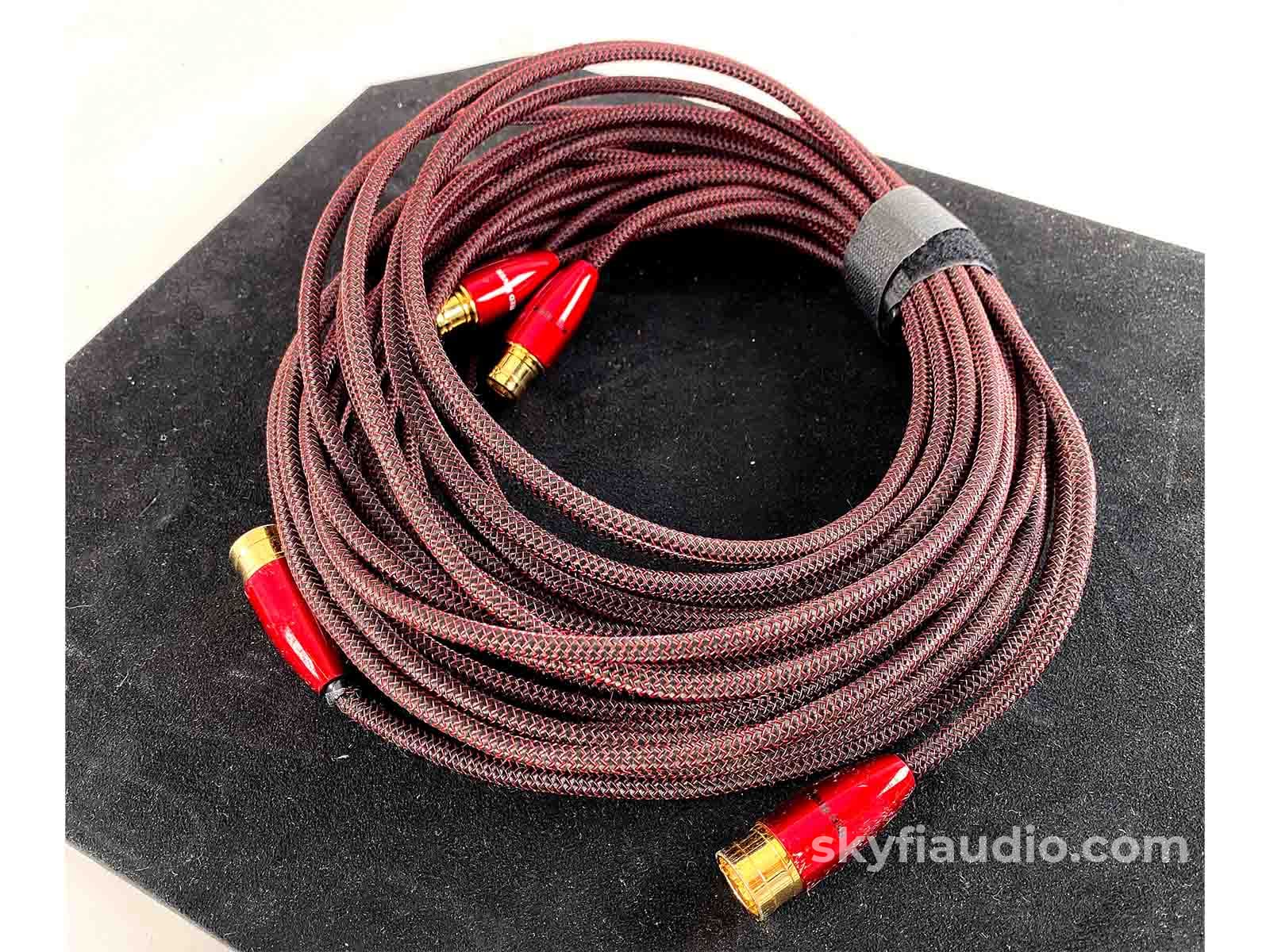 AudioQuest Red River XLR Audio Cable - Super Long Custom 28ft - Perfec