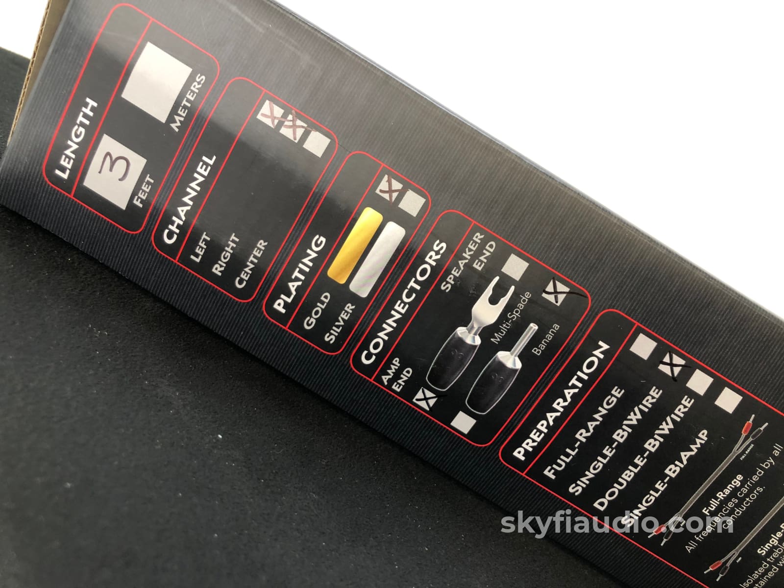 Audioquest Rocket 88 Bi-Wire Speaker Cables With 72V Dbs - 14