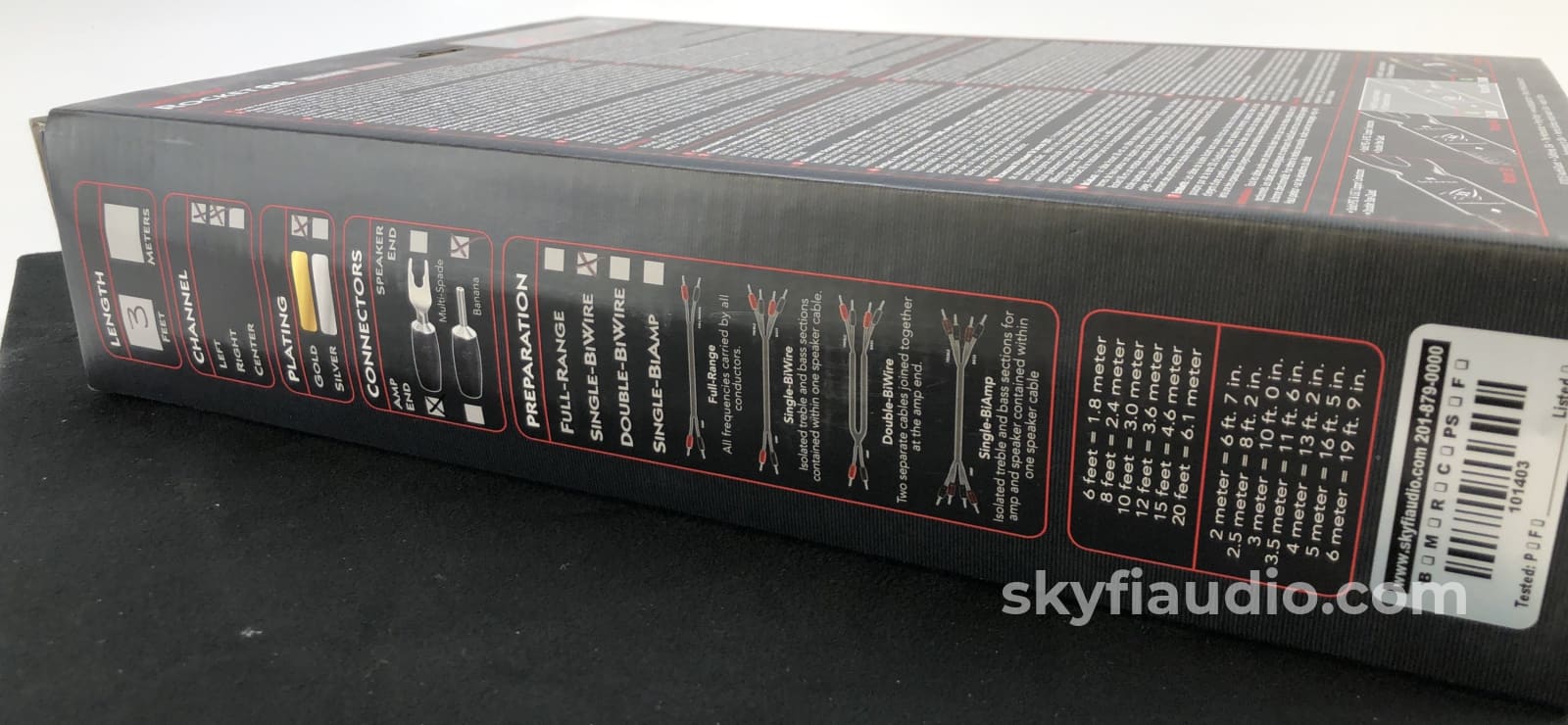 Audioquest Rocket 88 Bi-Wire Speaker Cables With 72V Dbs - 14