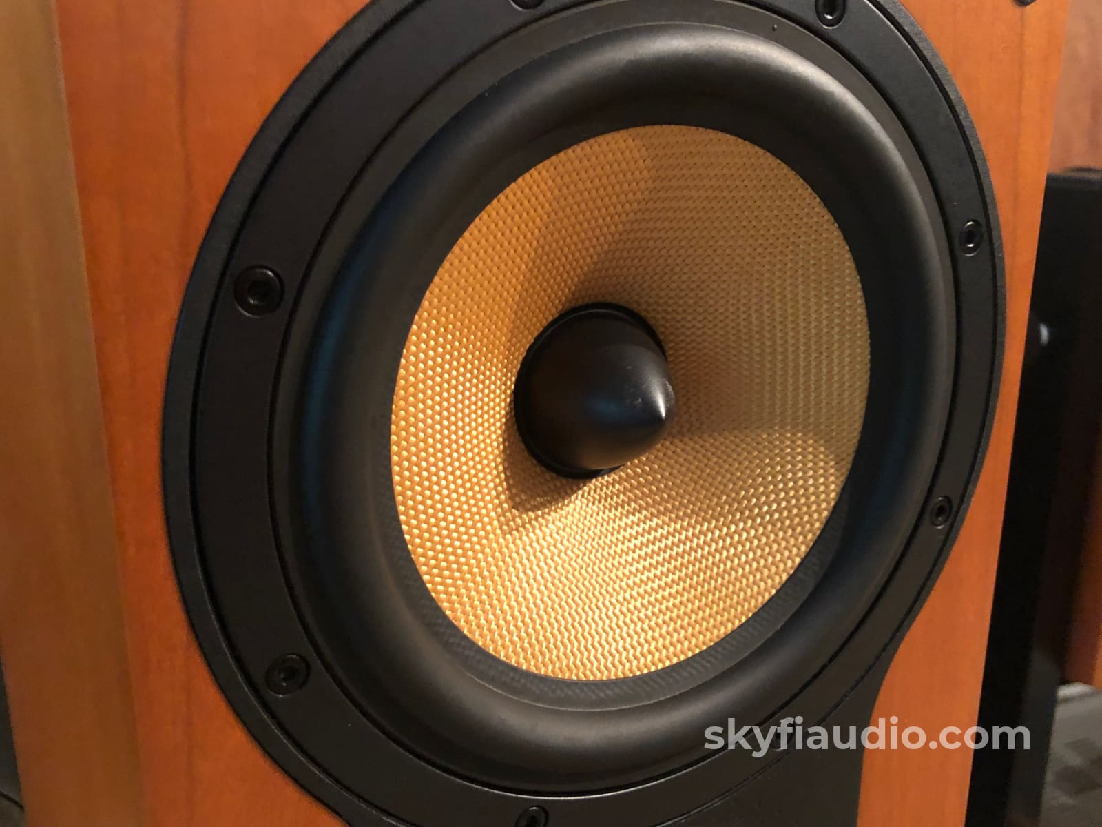 B&W (Bowers And Wilkins) Nautilus 805S Speakers In A Cherrywood Finish
