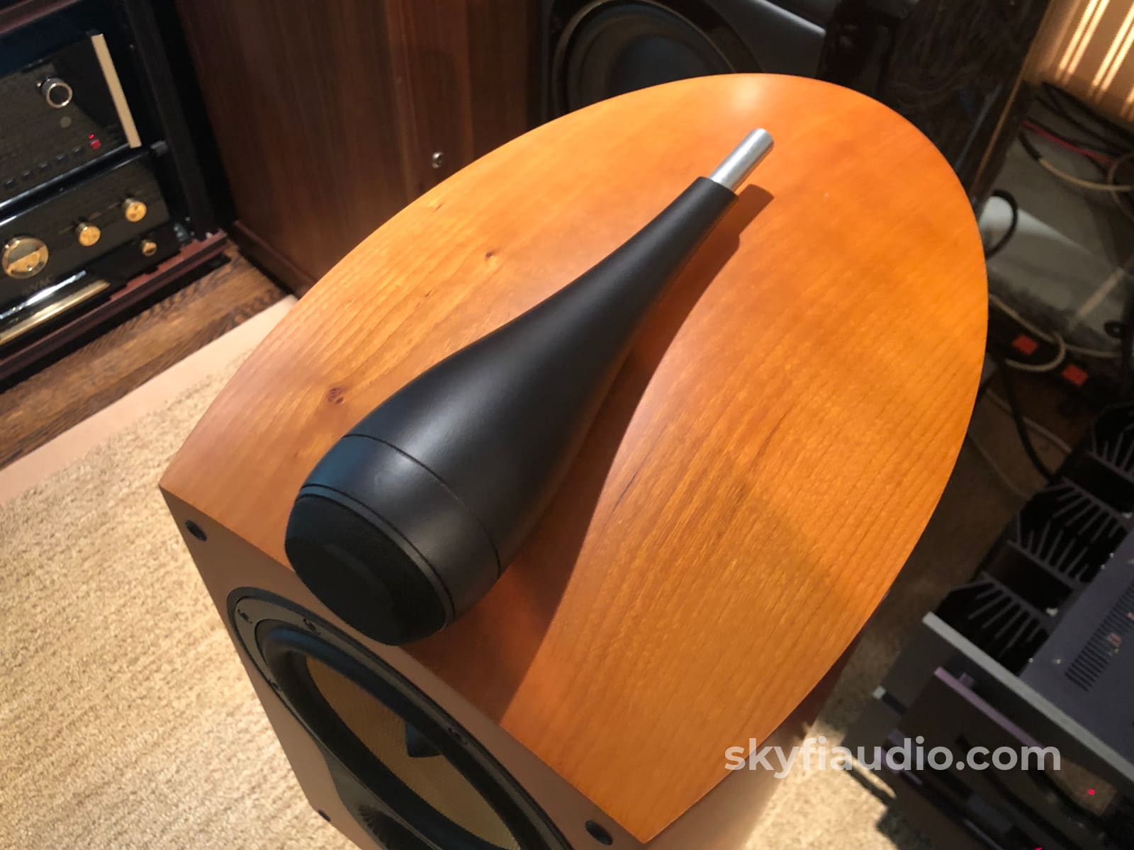 B&W (Bowers And Wilkins) Nautilus 805S Speakers In A Cherrywood Finish