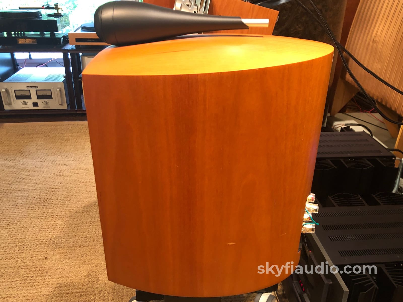 B&W (Bowers And Wilkins) Nautilus 805S Speakers In A Cherrywood Finish