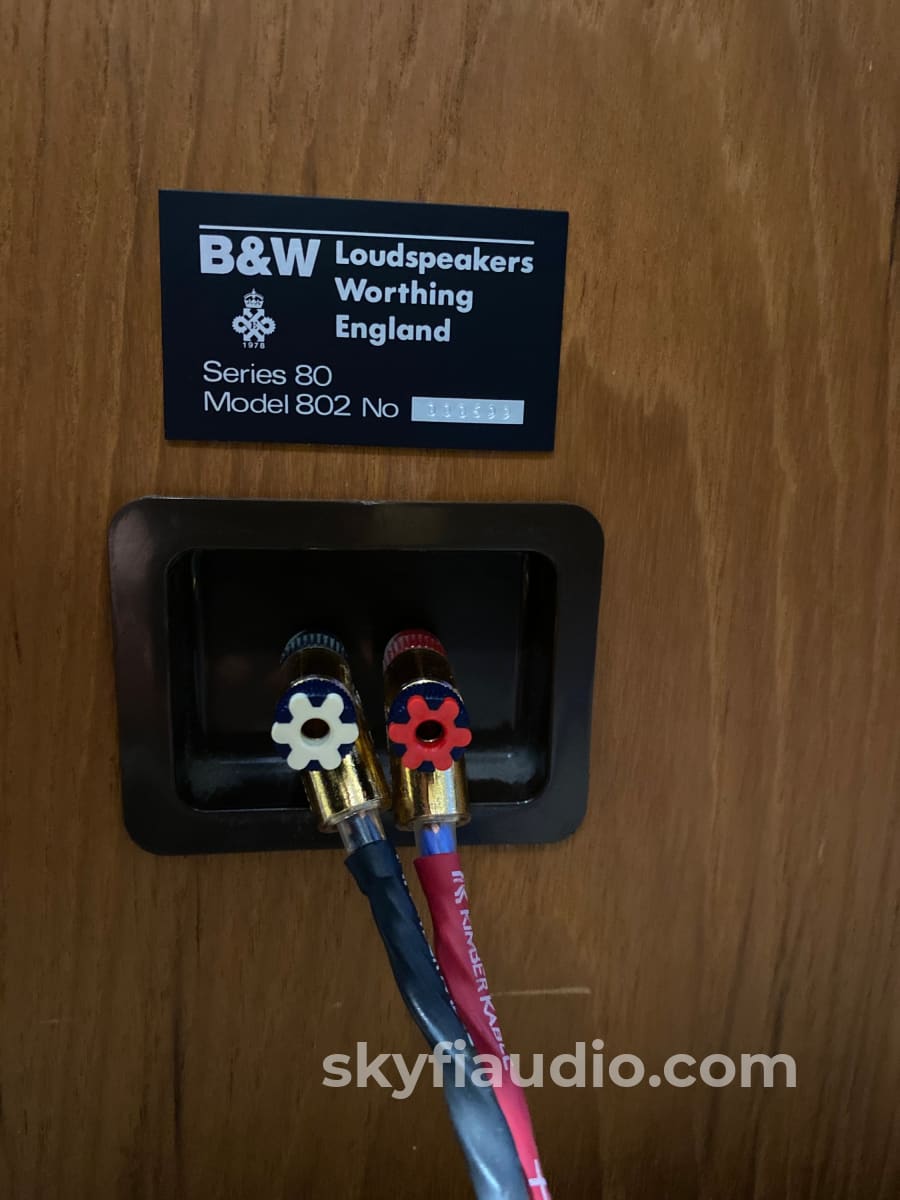 B&W (Bowers & Wilkins) 802 Series 80 Vintage Speakers - Working Perfectly
