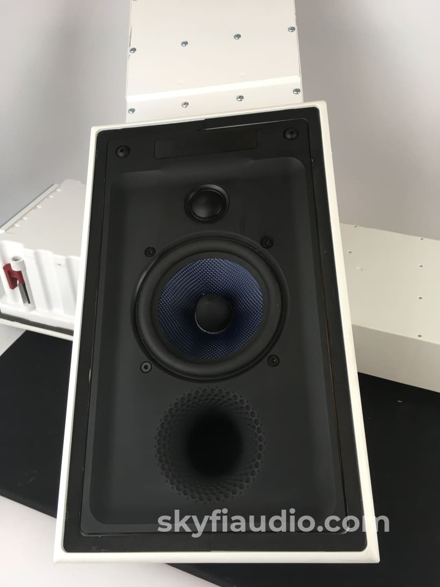 B&W (Bowers & Wilkins) Cwm7.5 In-Wall Speakers - Kevlar Drivers With Bass Cavity