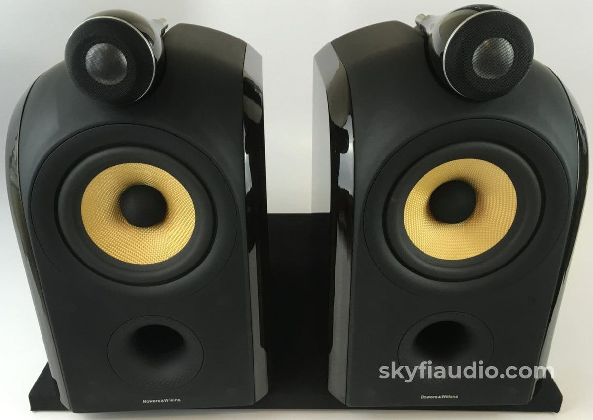 B&W (Bowers & Wilkins) PM1 Speakers with Matching Stands and Original