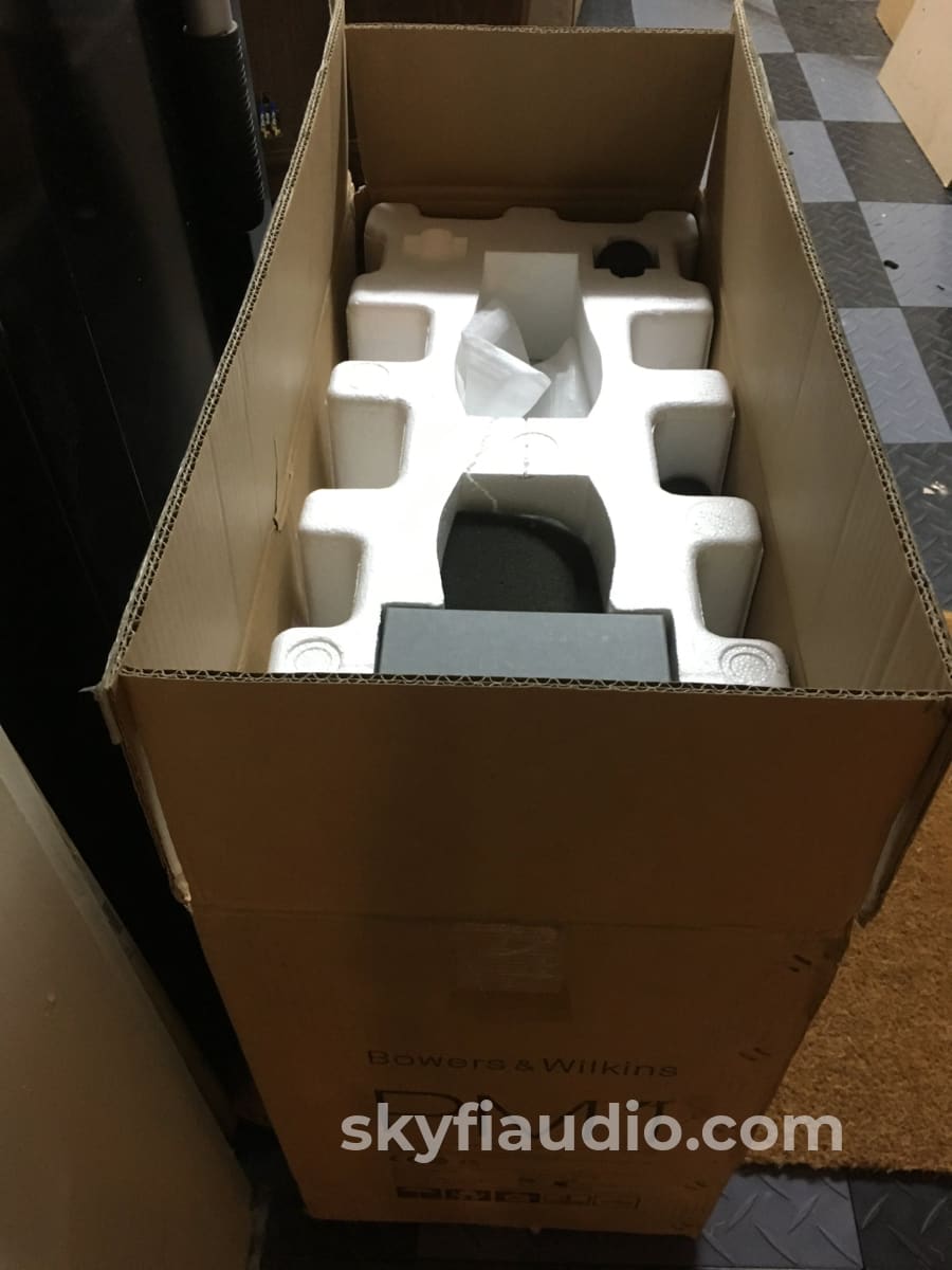B&W (Bowers & Wilkins) Pm1 Speakers With Matching Stands And Original Box