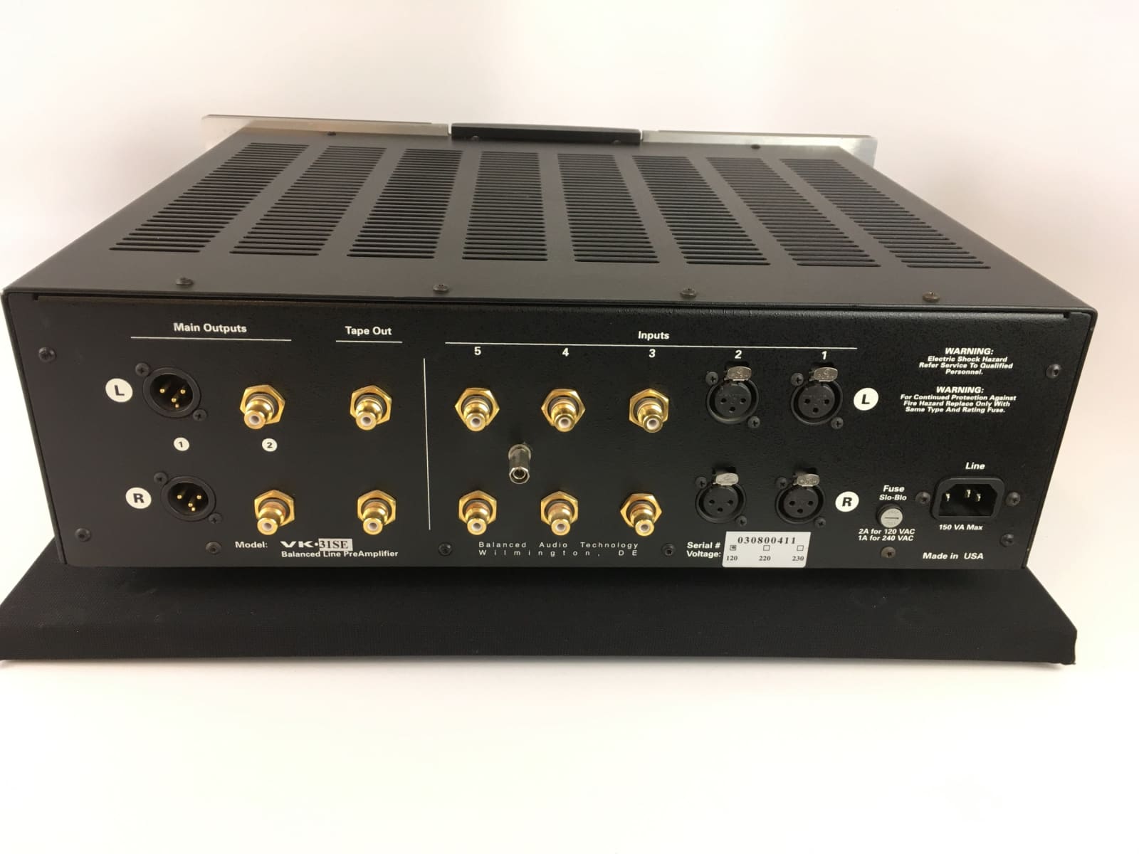 Balanced Audio Technology Bk-31Se Tube Preamp Preamplifier