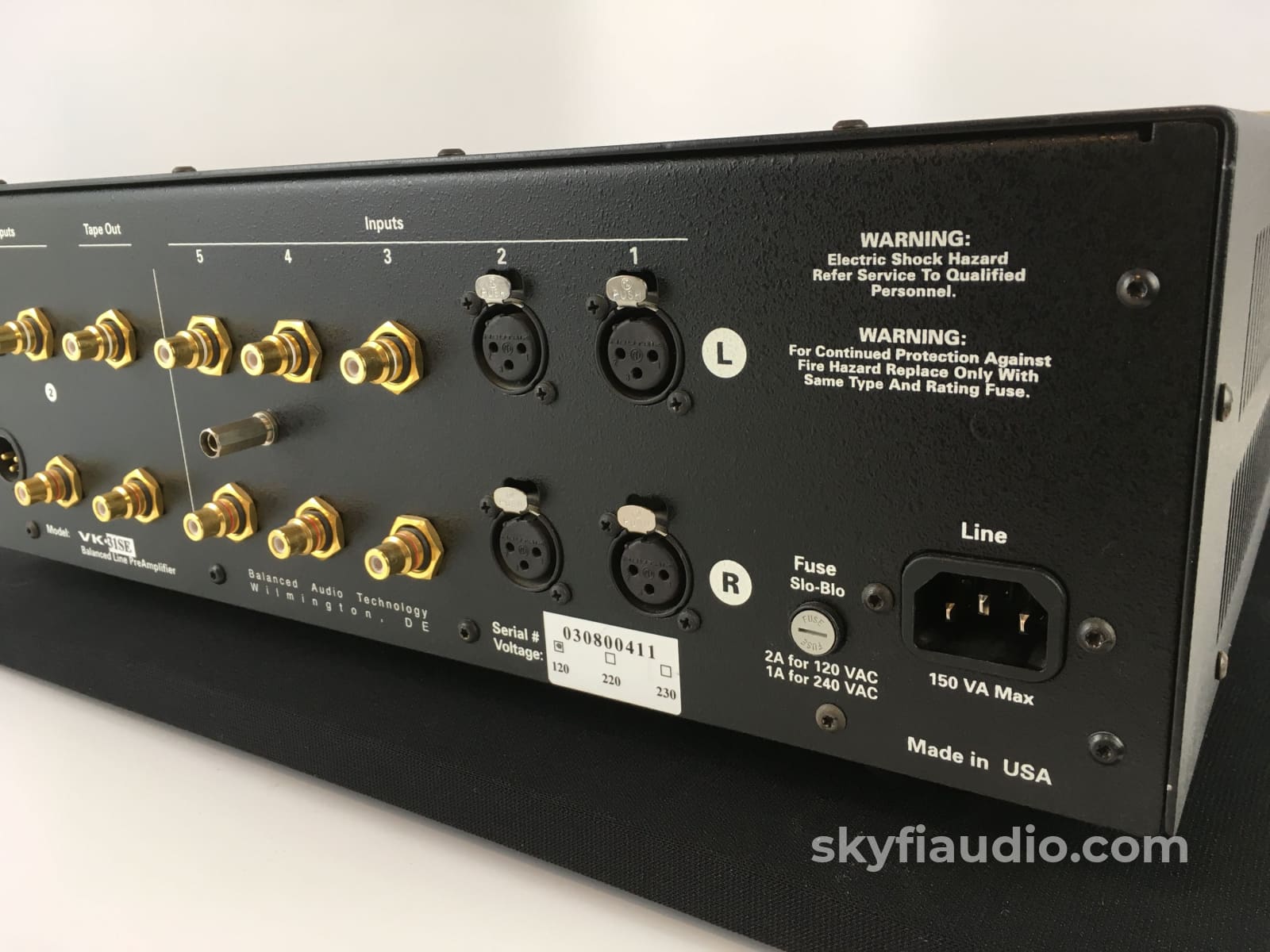 Balanced Audio Technology Bk-31Se Tube Preamp Preamplifier