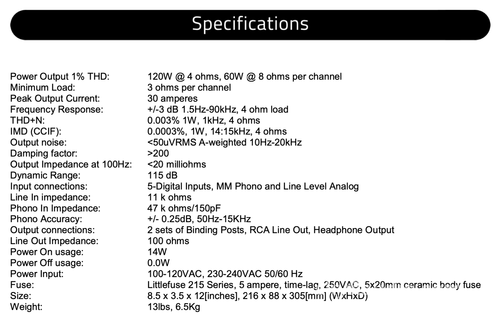 Bel Canto C5I Dac Integrated Amplifier - With Phono Input