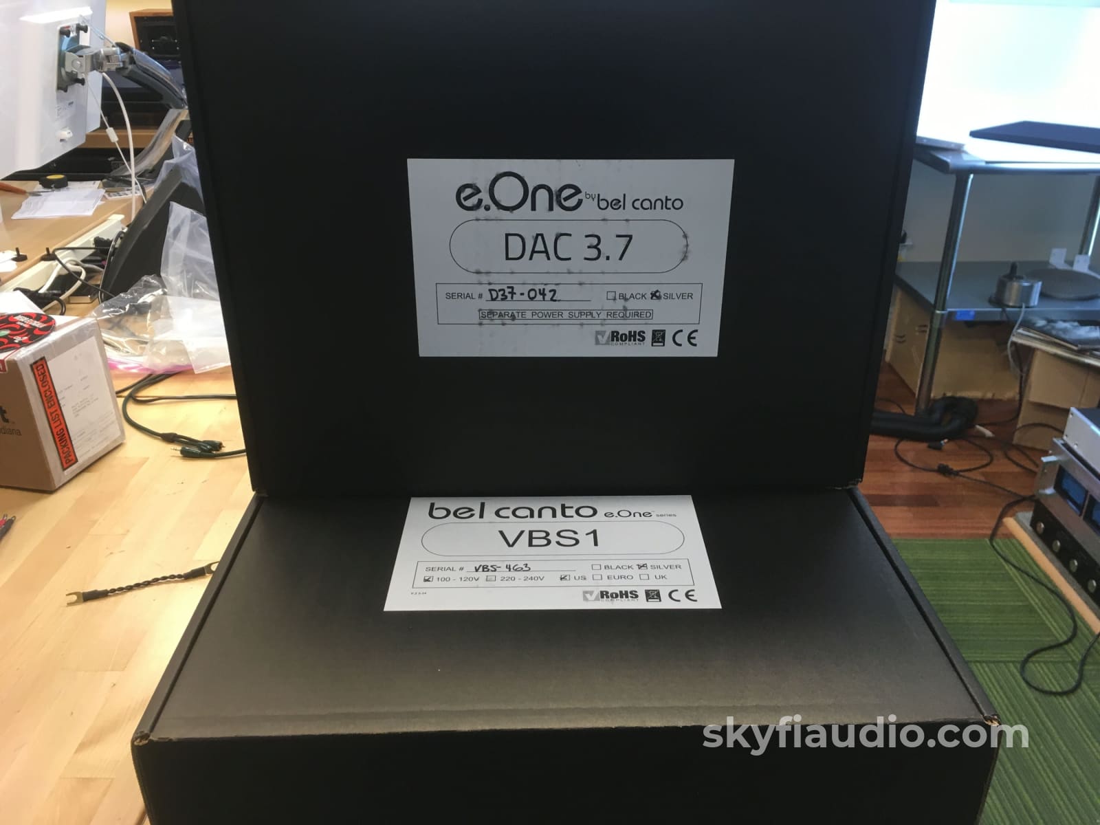 Bel Canto Dac 3.7 And Vbs1 Power Supply Stereophile Class A Cd + Digital