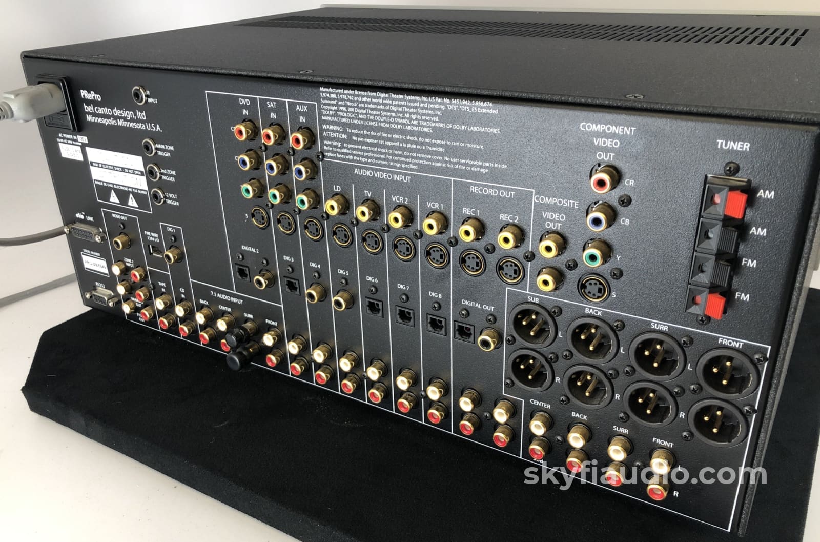 Bel Canto Prepro Home Theater And Music Processor Preamplifier
