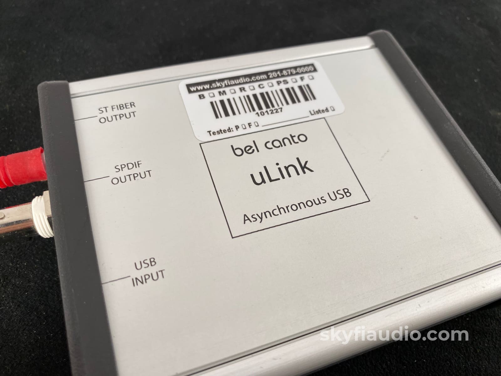 Bel Canto Ulink Asynchronous Usb Converter - To Coaxial Spdif Or Lightlink St Fiber Cd + Digital