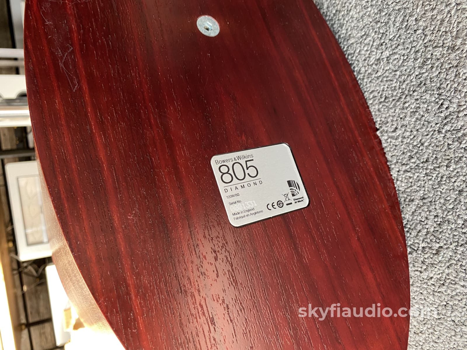 Bowers & Wilkins 805 Diamond Speakers In A Gorgeous Rosenut Finish Complete Set