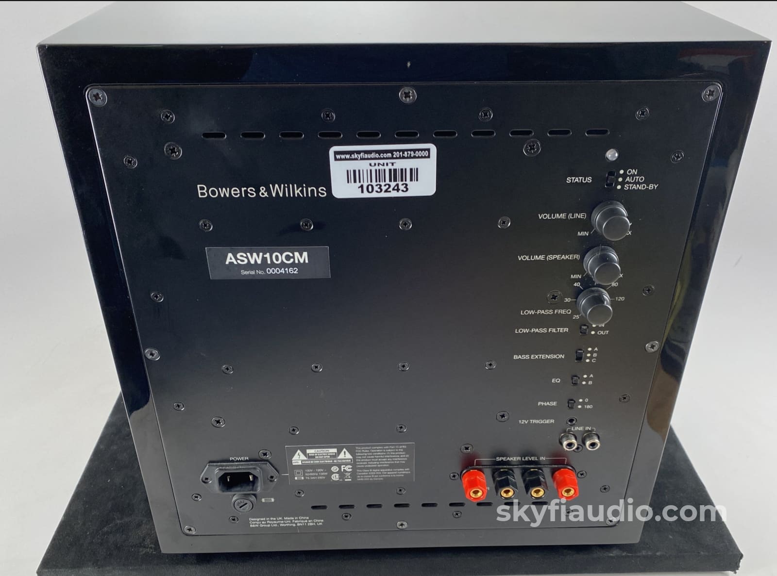 Bowers & Wilkins Asw10Cm Compact Subwoofer Speakers
