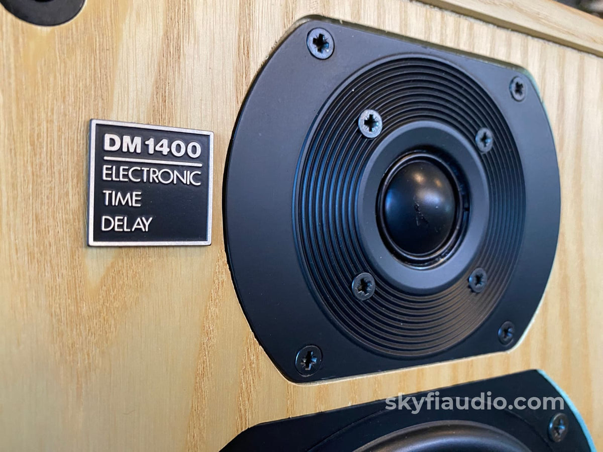 Bowers & Wilkins Dm1400 Electronic Time Delay Speakers W/Stands Reczhufeta7Kaa1Dd