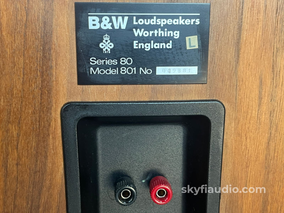 Bowers & Wilkins Model 801 Series 80 Speakers