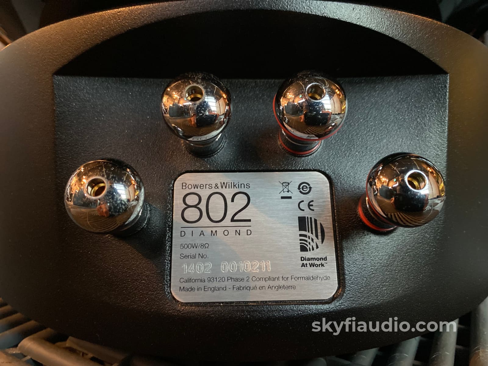 Bowers & Wilkins Nautilus 802D2 Full Range Speakers Complete