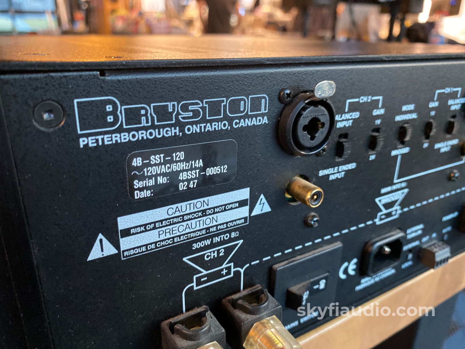 Bryston 4B Sst Amplifier - Big Power