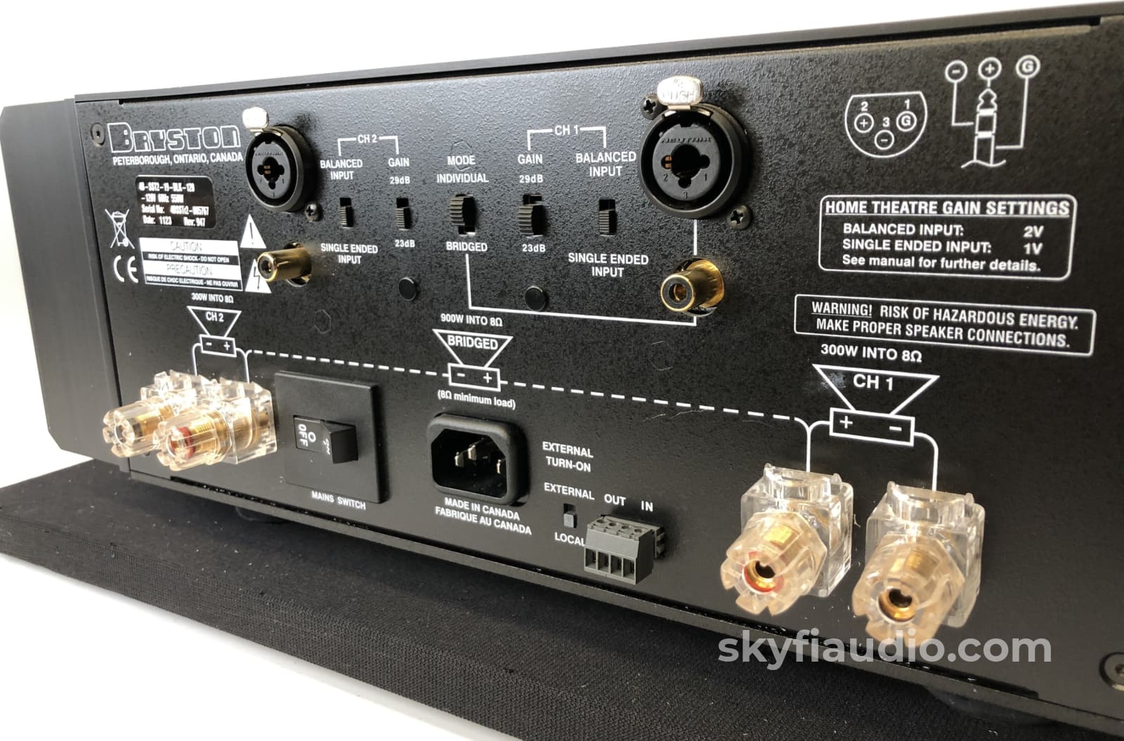 Bryston 4B-Sst2 Amplifier - Barely Used And Complete