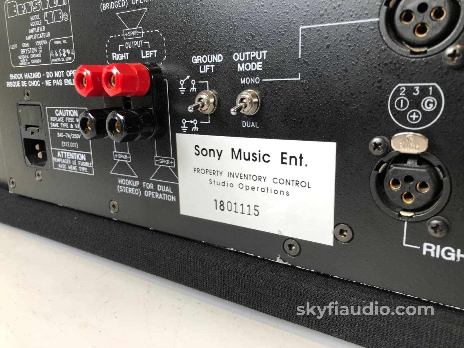 Bryston 4Be Amplifier - Rare Professional Studio Model