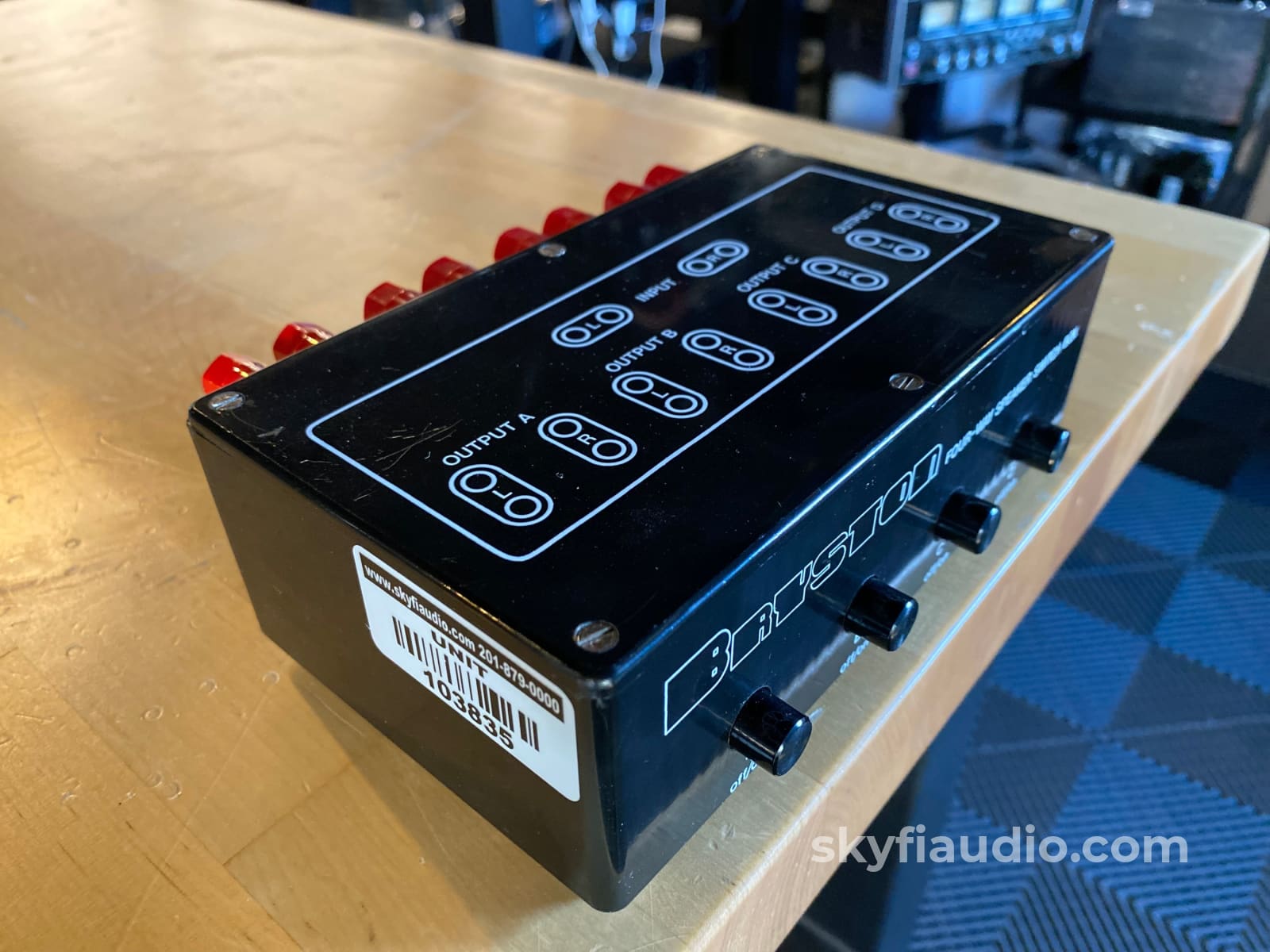 Bryston 4Wsb Four-Way Speaker Switch Box - Rare Accessory