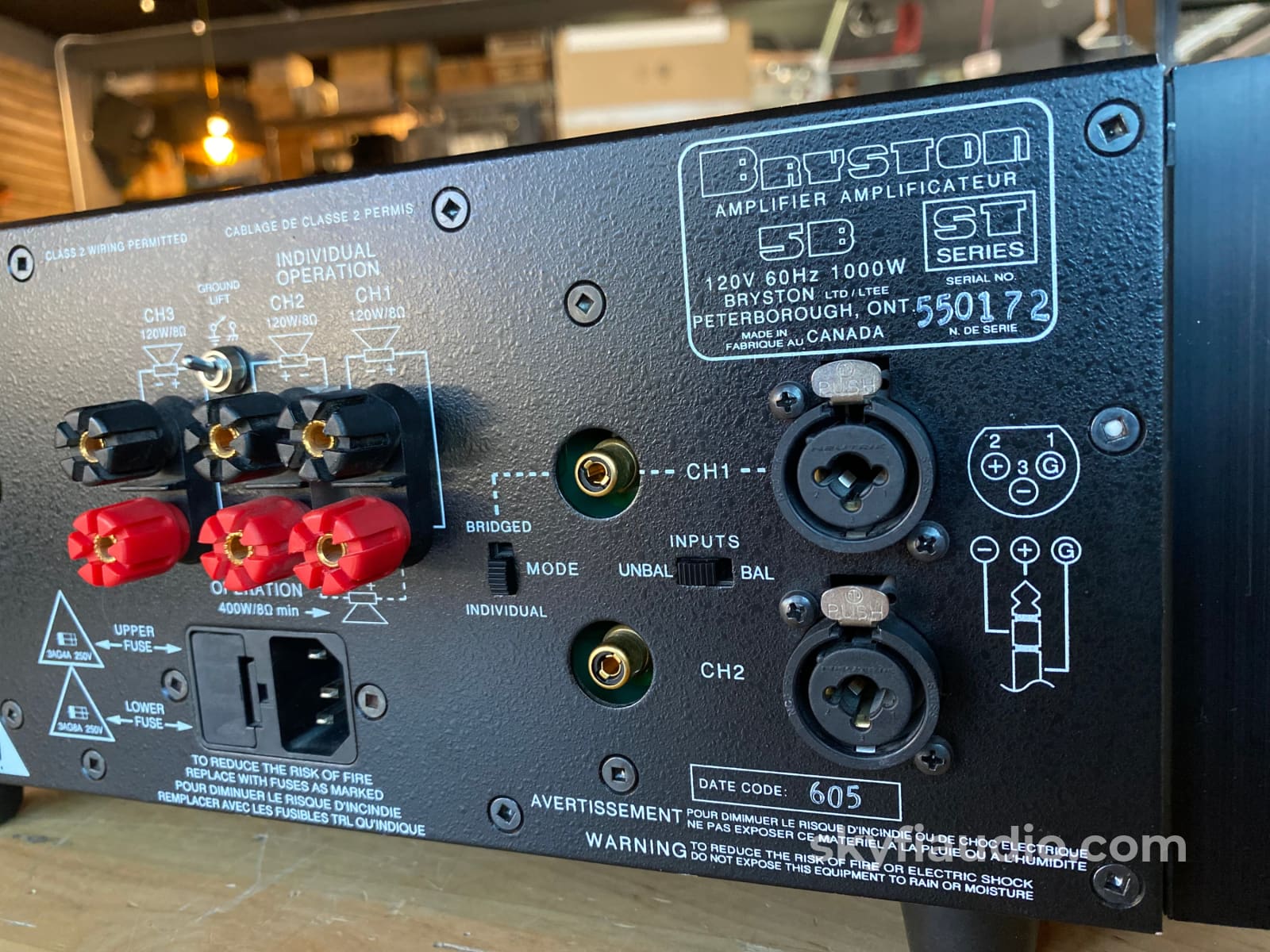 Bryston 5B-St 3 Channel Solid State Amplifier