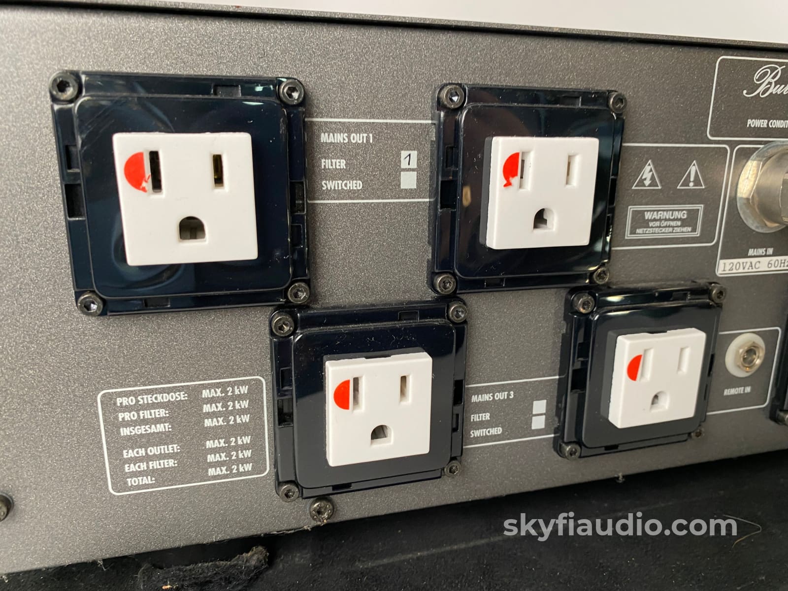 Burmester 948 Power Conditioner