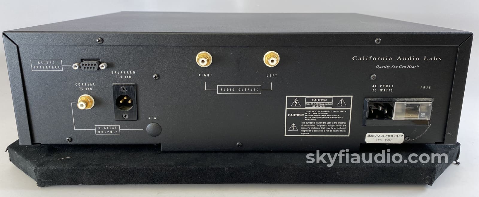 Cal (California Audio Labs) Cl-10 Cd Changer 20-Bit + Hdcd Capable Digital