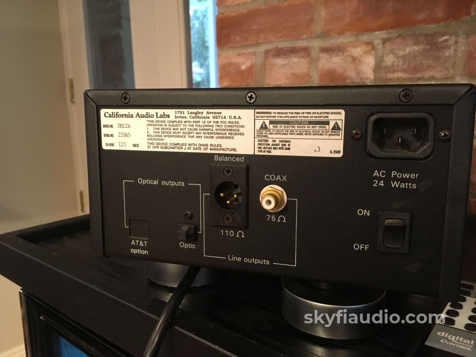 California Audio Labs Delta Cd Transport + Digital