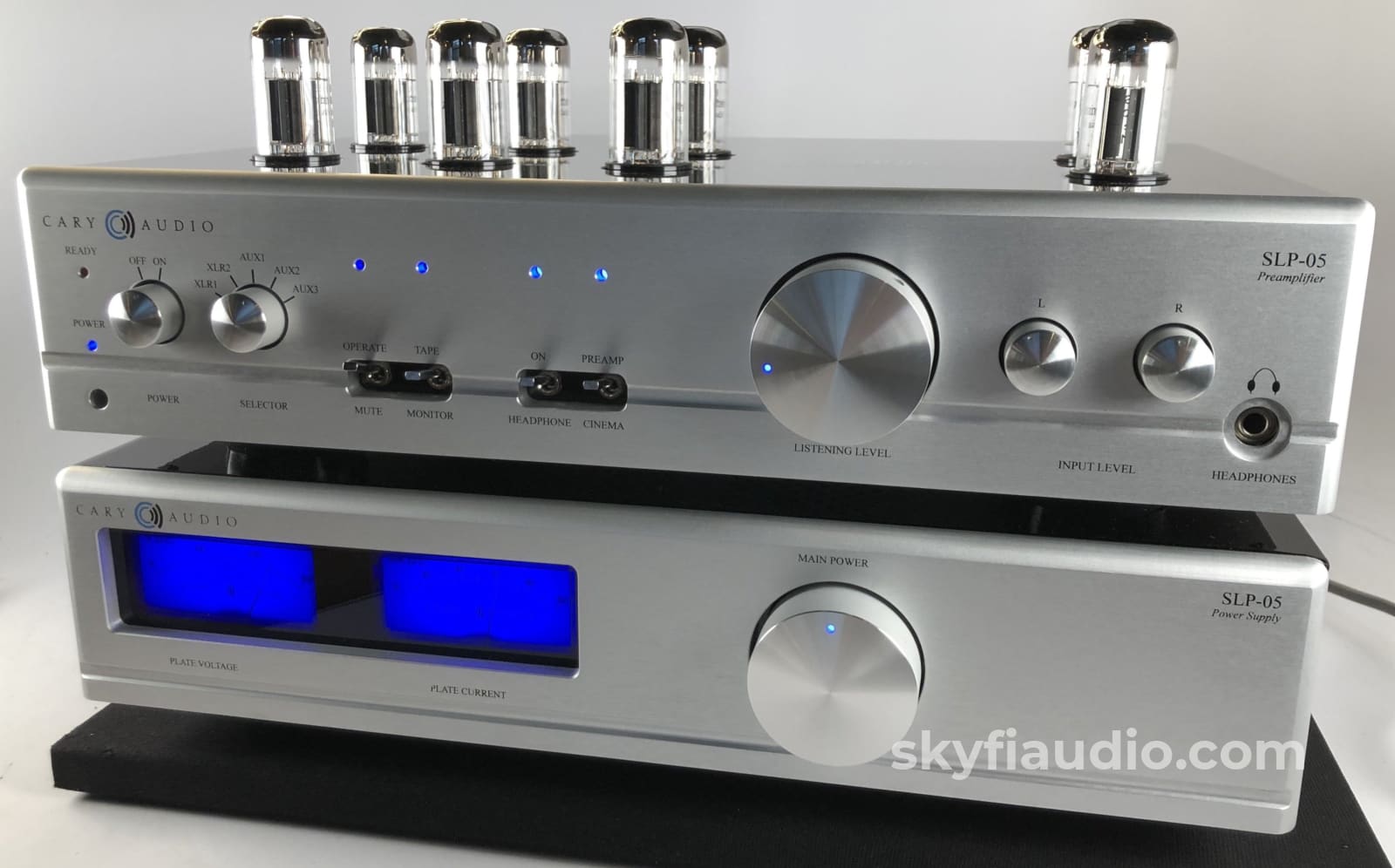 Cary Audio Slp-05 Two Chassis Tube Preamp - Complete And Mint Preamplifier
