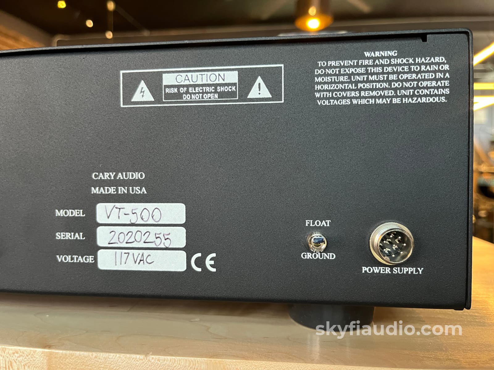 Cary VT-500 Tube Phono Preamplifier Preamplifier
