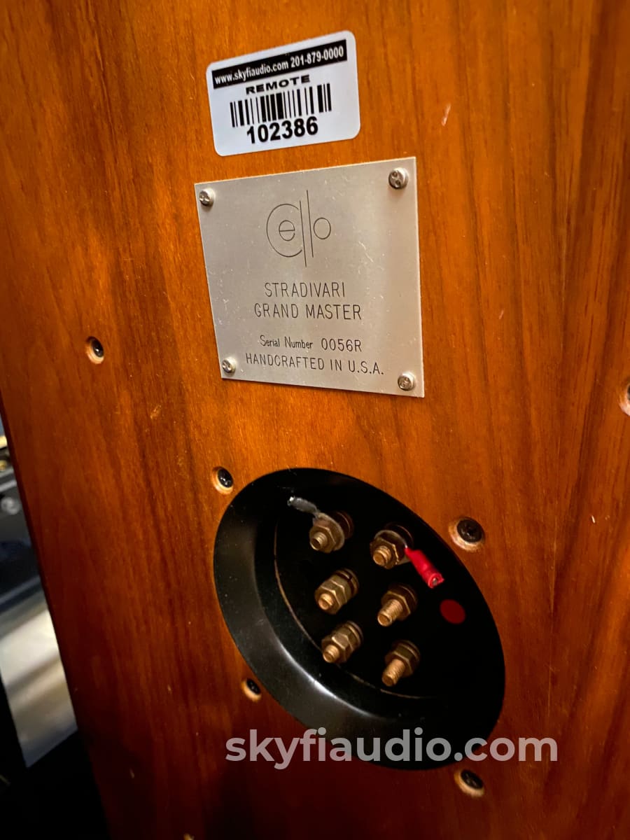 Cello Audio Stradivari Grand Master Loudspeakers Only 110 Pairs Produced! Speakers