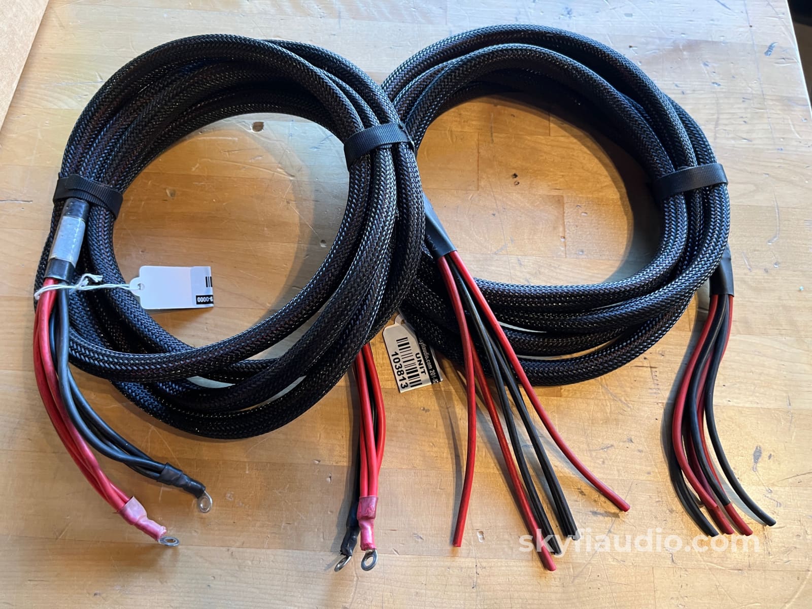 Cello Speaker Cable Triwire Pair - 10ft Cables