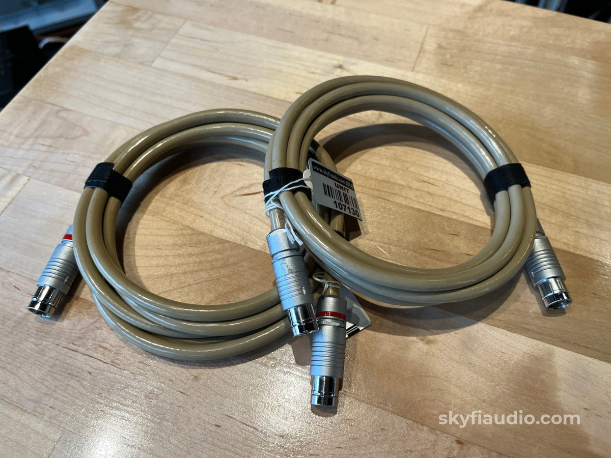 Cello Strings Fischer To Fisher Interconnects (Pair) - 89’’ Cables