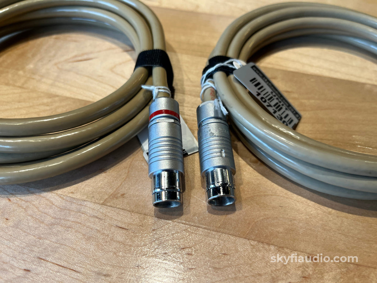 Cello Strings Fischer To Fisher Interconnects (Pair) - 89’’ Cables