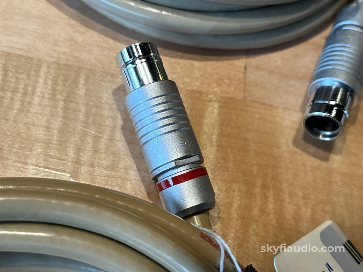 Cello Strings Fischer To Fisher Interconnects (Pair) - 89’’ Cables