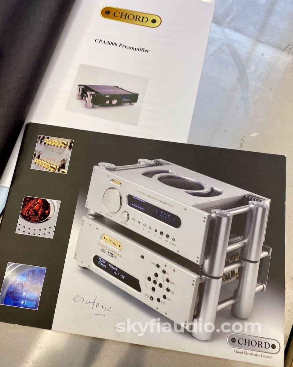 Chord Cpa 3000 Seven Input Balanced Signature Preamp - 100V-270V Preamplifier