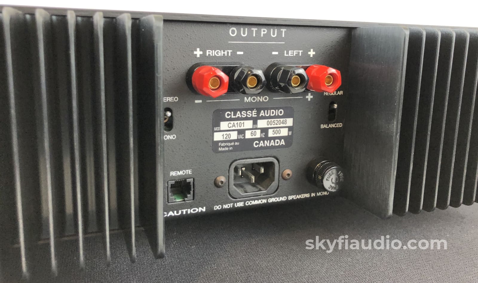 Classe Audio - Ca-101 Solid State Amplifier In Two Tone Finish Tested Fully Amplifier