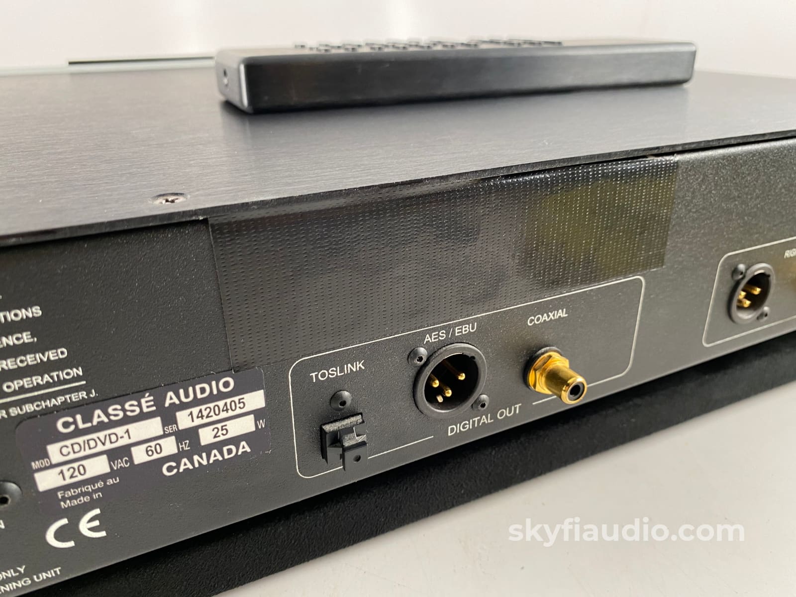 Classe Audio Cd/Dvd-1 Updated Cd-Only Player With Remote Cd + Digital
