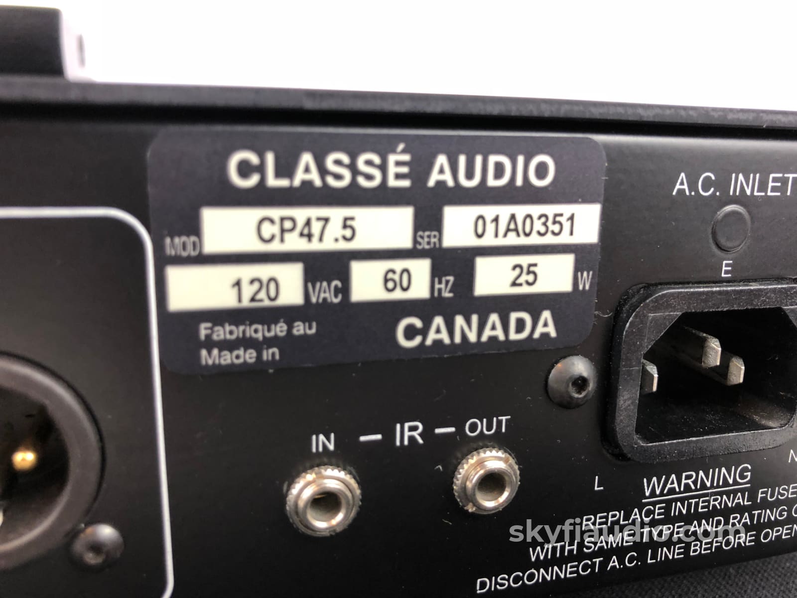 Classe Audio Cp-47.5 Solid State Analog Preamp With Remote Preamplifier