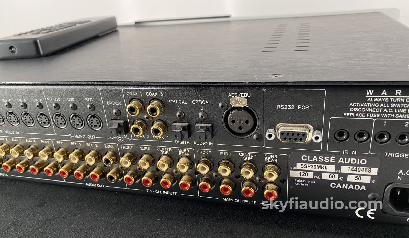 Classe Audio Ssp-30 Preamplifier/Processor Preamplifier