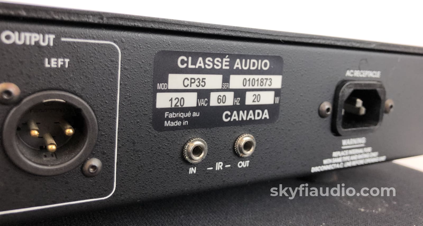 Classe Cp-35 Solid State Preamp - Complete With Box Manual And Remote Preamplifier