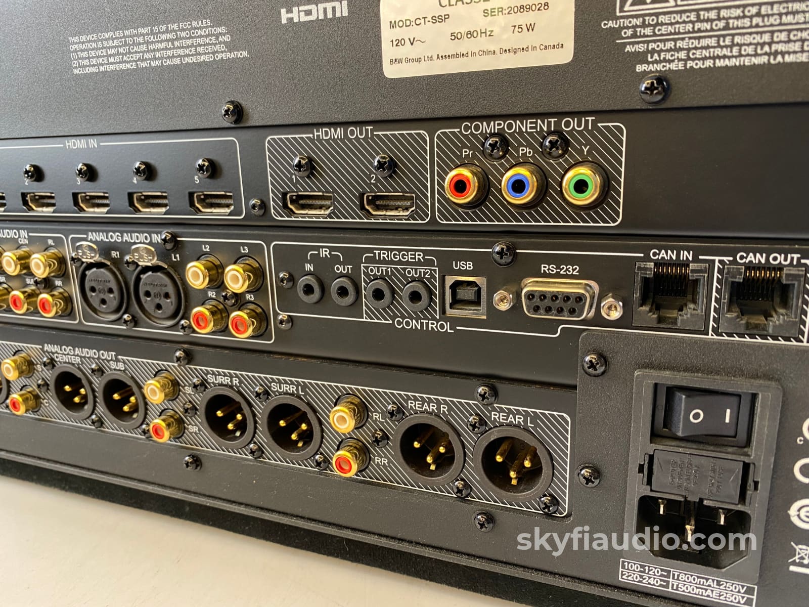 Classe Ct-Ssp Flagship Home Theater Processor Custom Integrator/Installer Version Of The Ssp-800