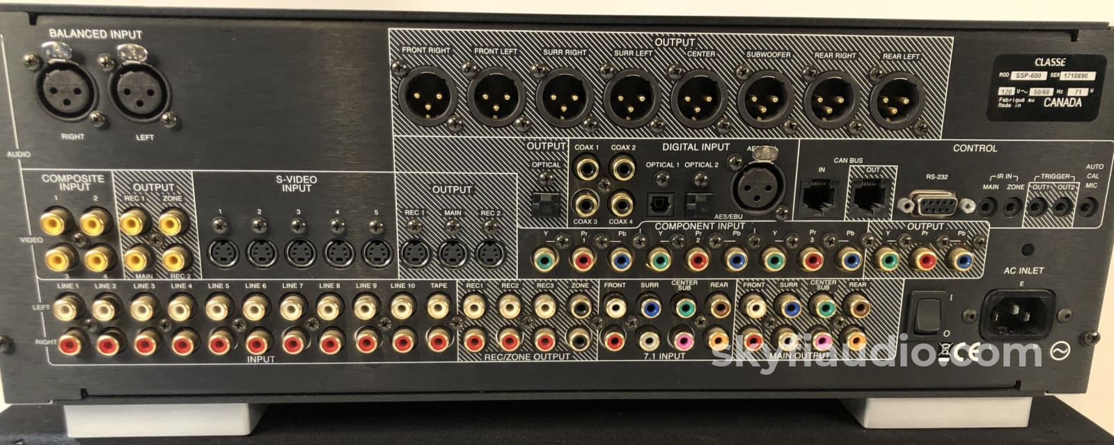 Classe Ssp-600 Theater Processor / Switchable Two Channel Preamp Preamplifier