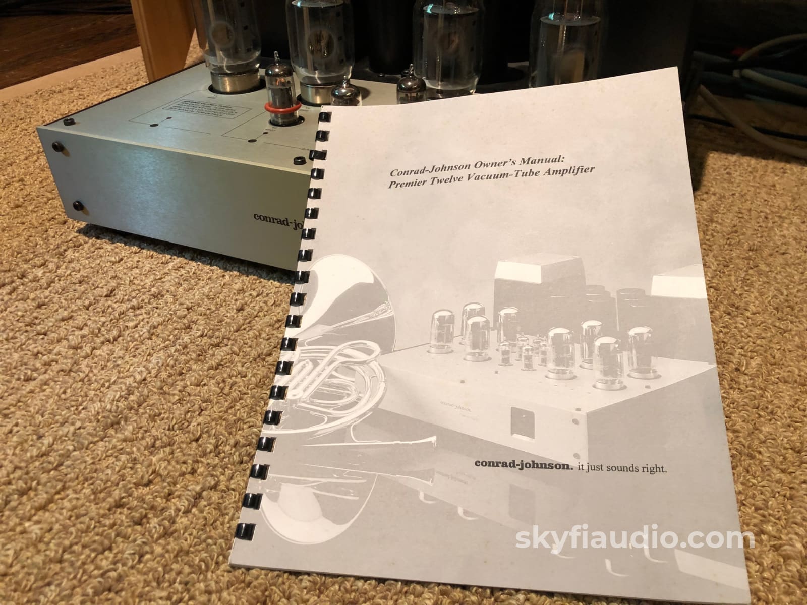 Conrad-Johnson Premier Twelve Tube Monoblock Amplifiers - With C1 Teflon Upgrade And Kt120S
