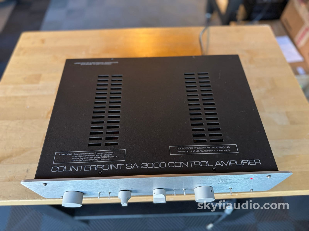Counterpoint Sa - 2000 Vintage Line - Level Tube Preamp Preamplifier