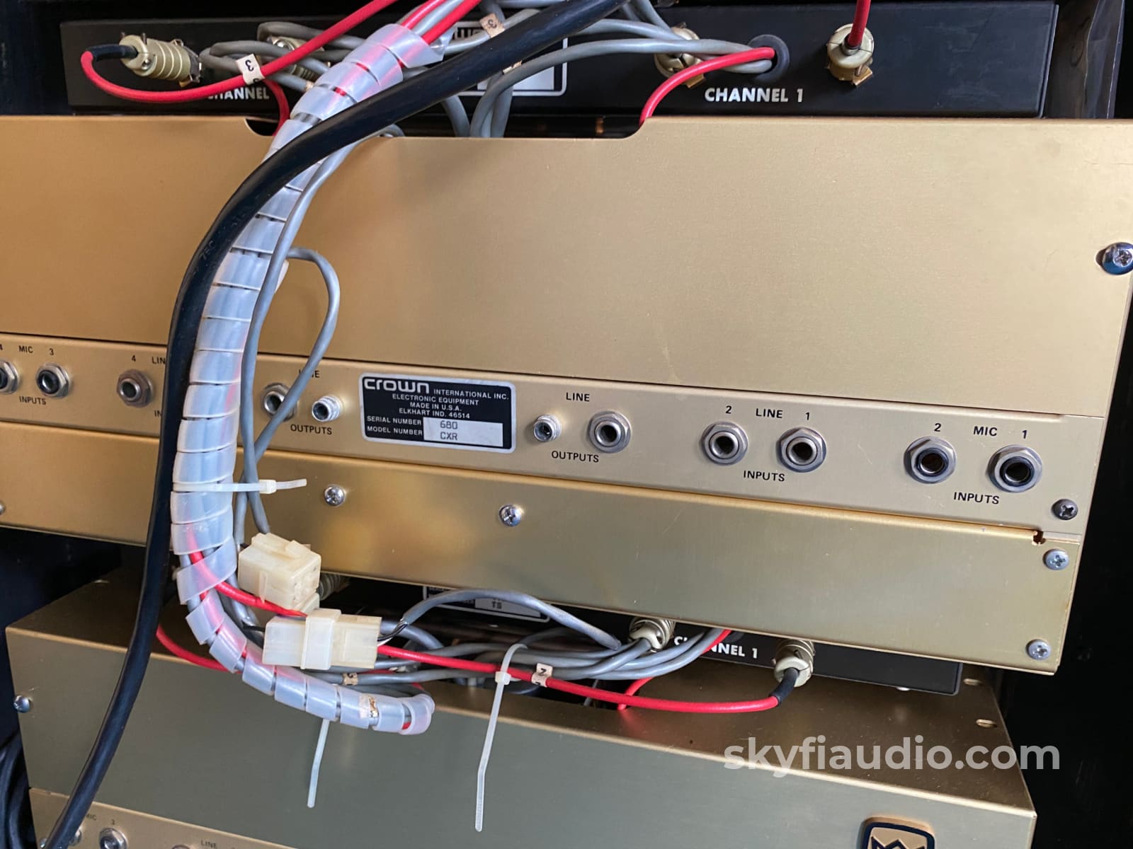 Crown Cx844 Reel To In Custom Walnut Cabinet - Meticulously Restored And Customized Tape Deck